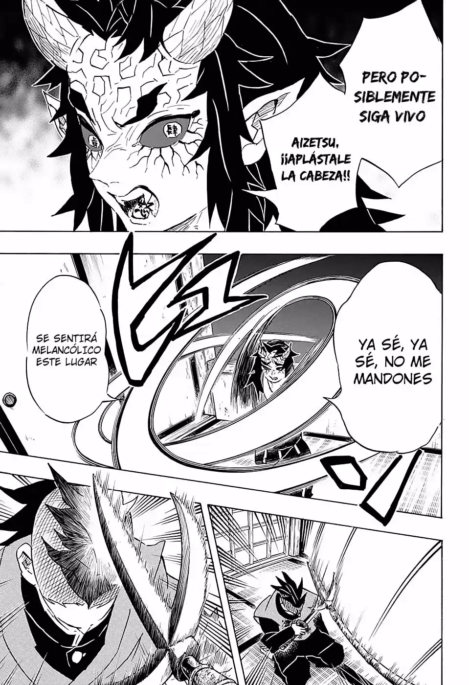 Demon Slayer: Kimetsu no Yaiba Capitulo 109: Sin morir. página 6