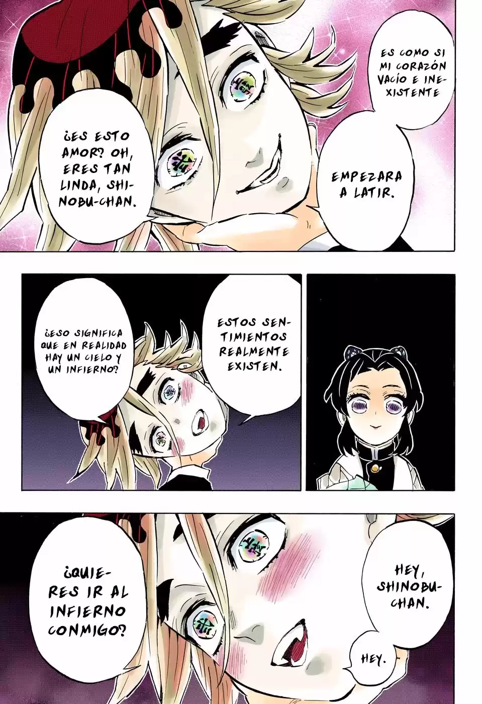 Demon Slayer: Kimetsu no Yaiba Capitulo 163.5: Corazón desbordado (color). página 10