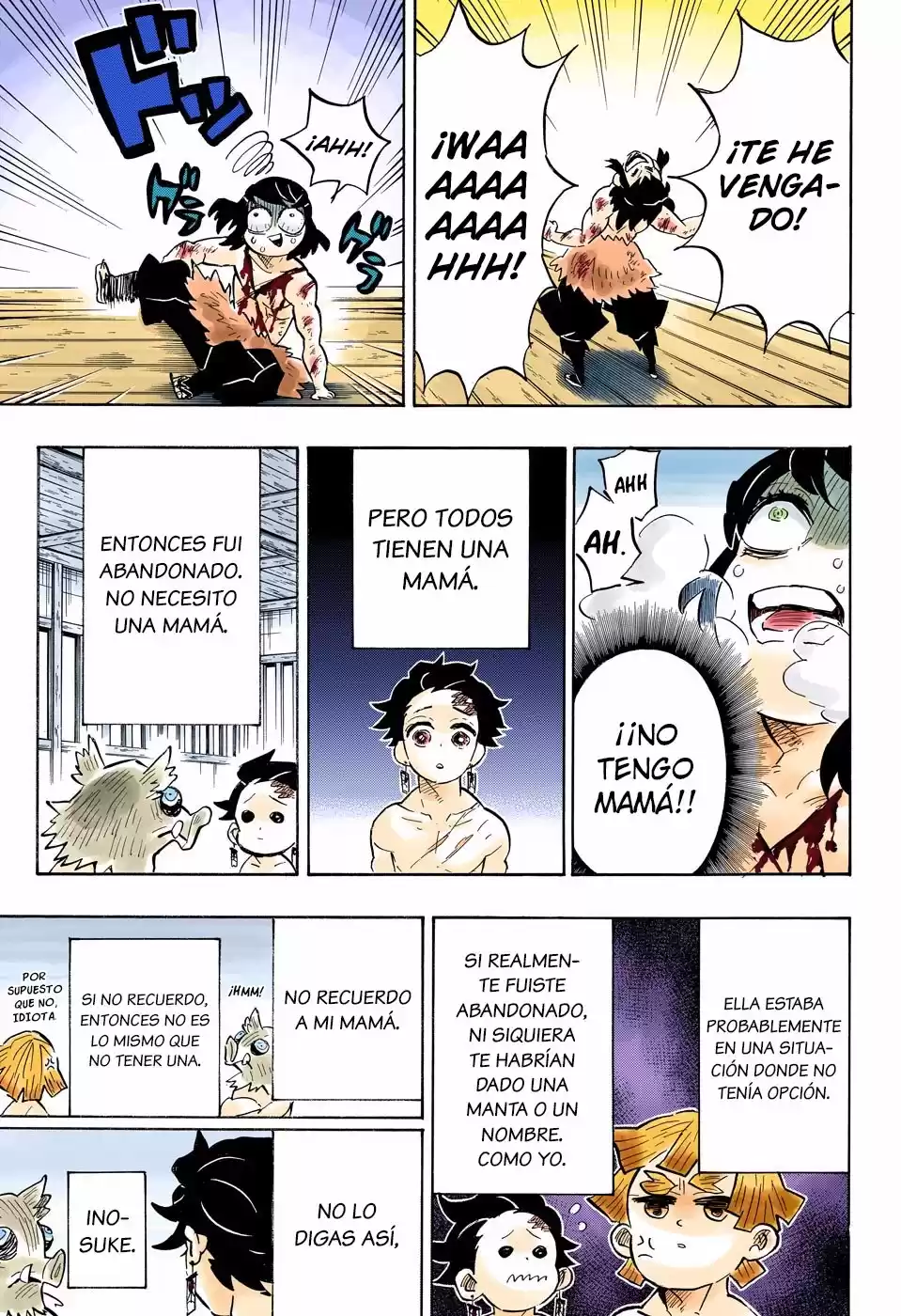 Demon Slayer: Kimetsu no Yaiba Capitulo 163.5: Corazón desbordado (color). página 12