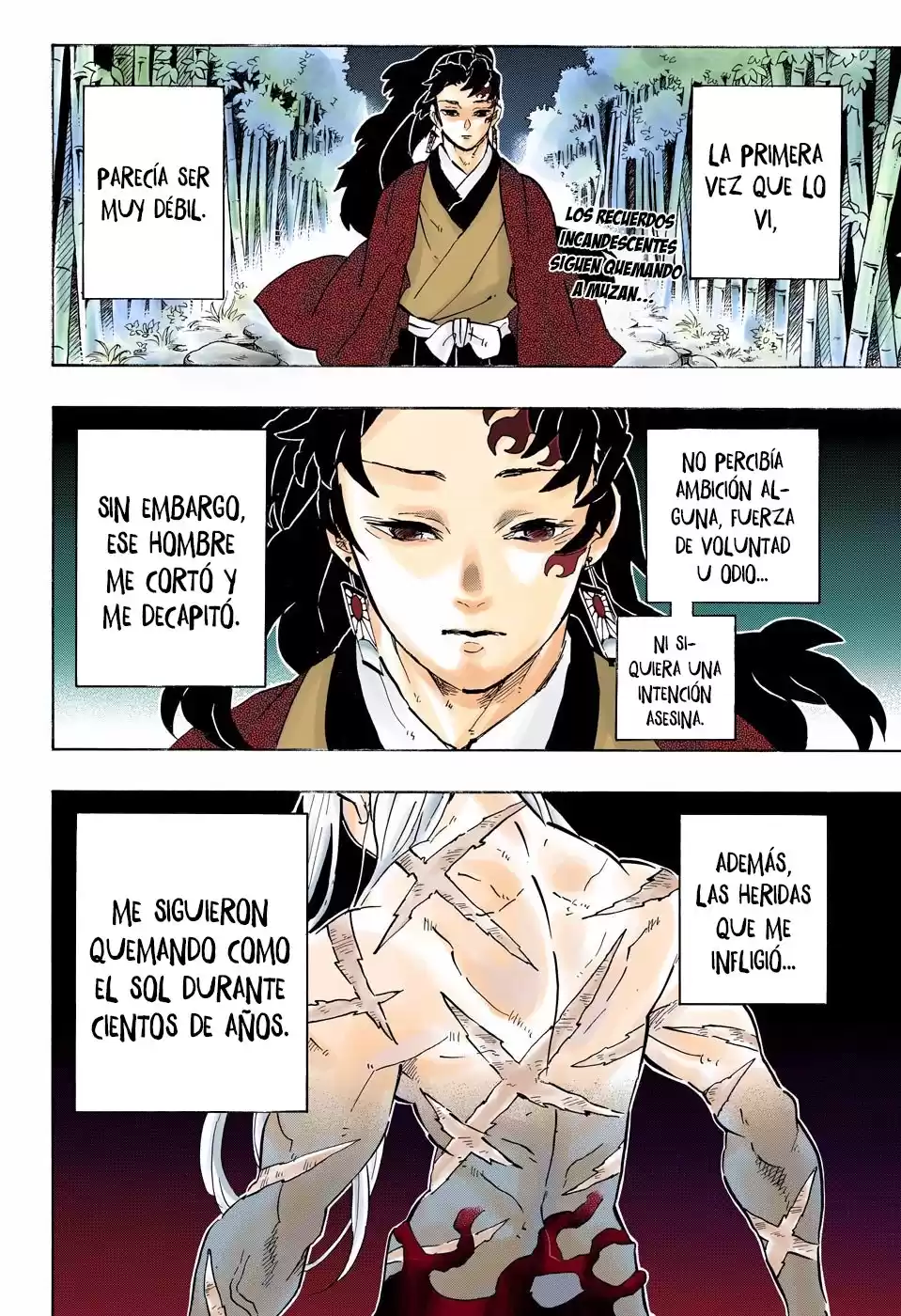 Demon Slayer: Kimetsu no Yaiba Capitulo 195.5: Desconcertante (COLOR). página 3