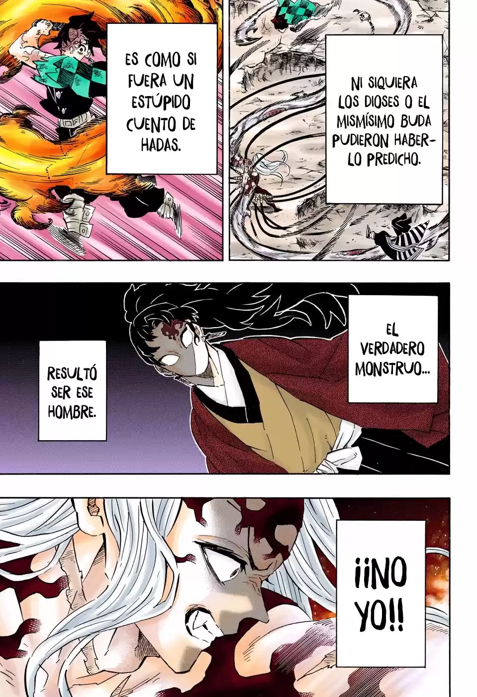 Demon Slayer: Kimetsu no Yaiba Capitulo 195.5: Desconcertante (COLOR). página 4