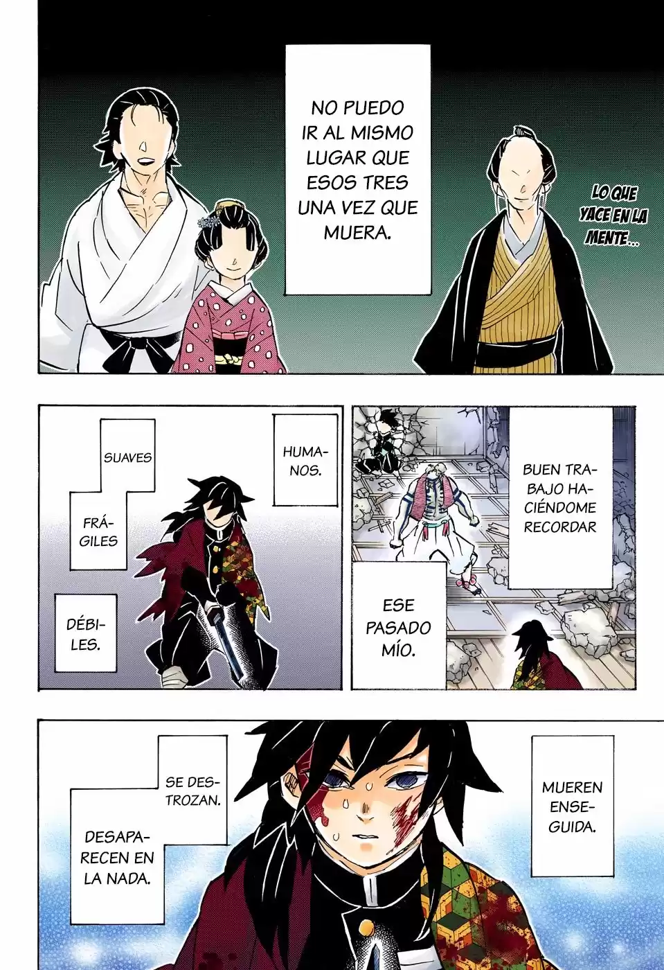 Demon Slayer: Kimetsu no Yaiba Capitulo 156.5: Gracias (color) página 3