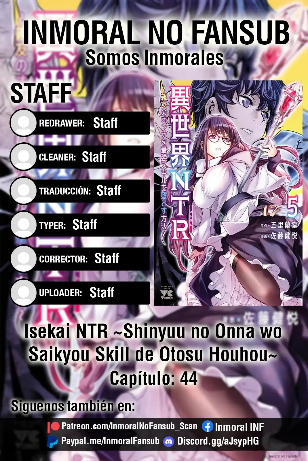 Isekai NTR ~Shinyuu no Onna wo Saikyou Skill de Otosu Houhou~ Capitulo 44 página 4