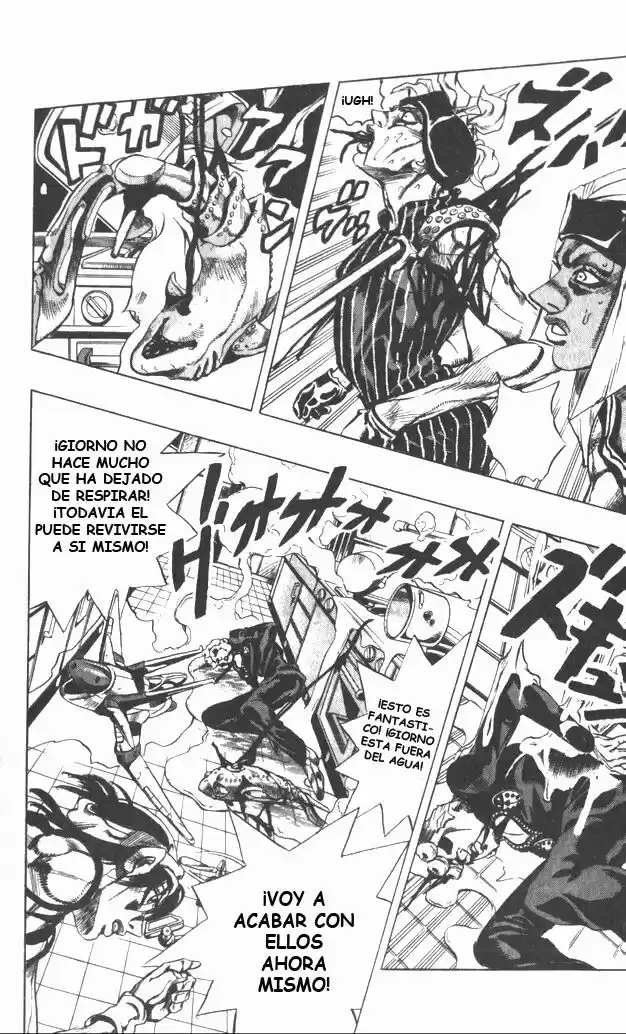 JoJo's Bizarre Adventure Parte 5: Vento Aureo Capitulo 90: Clash y Talking Head, Parte 5 página 11