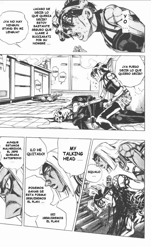 JoJo's Bizarre Adventure Parte 5: Vento Aureo Capitulo 90: Clash y Talking Head, Parte 5 página 18