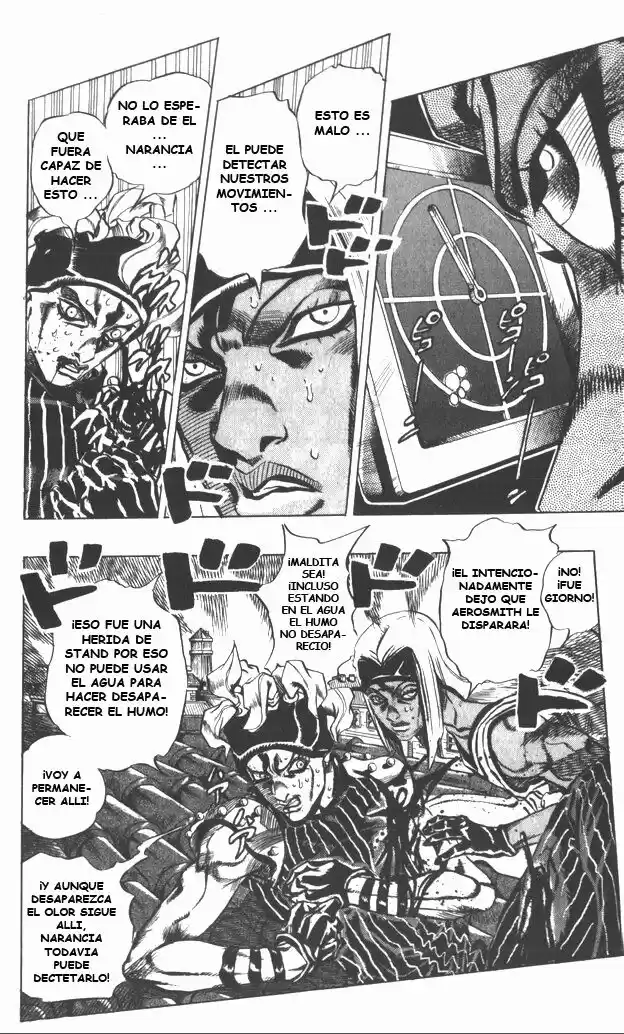 JoJo's Bizarre Adventure Parte 5: Vento Aureo Capitulo 90: Clash y Talking Head, Parte 5 página 5