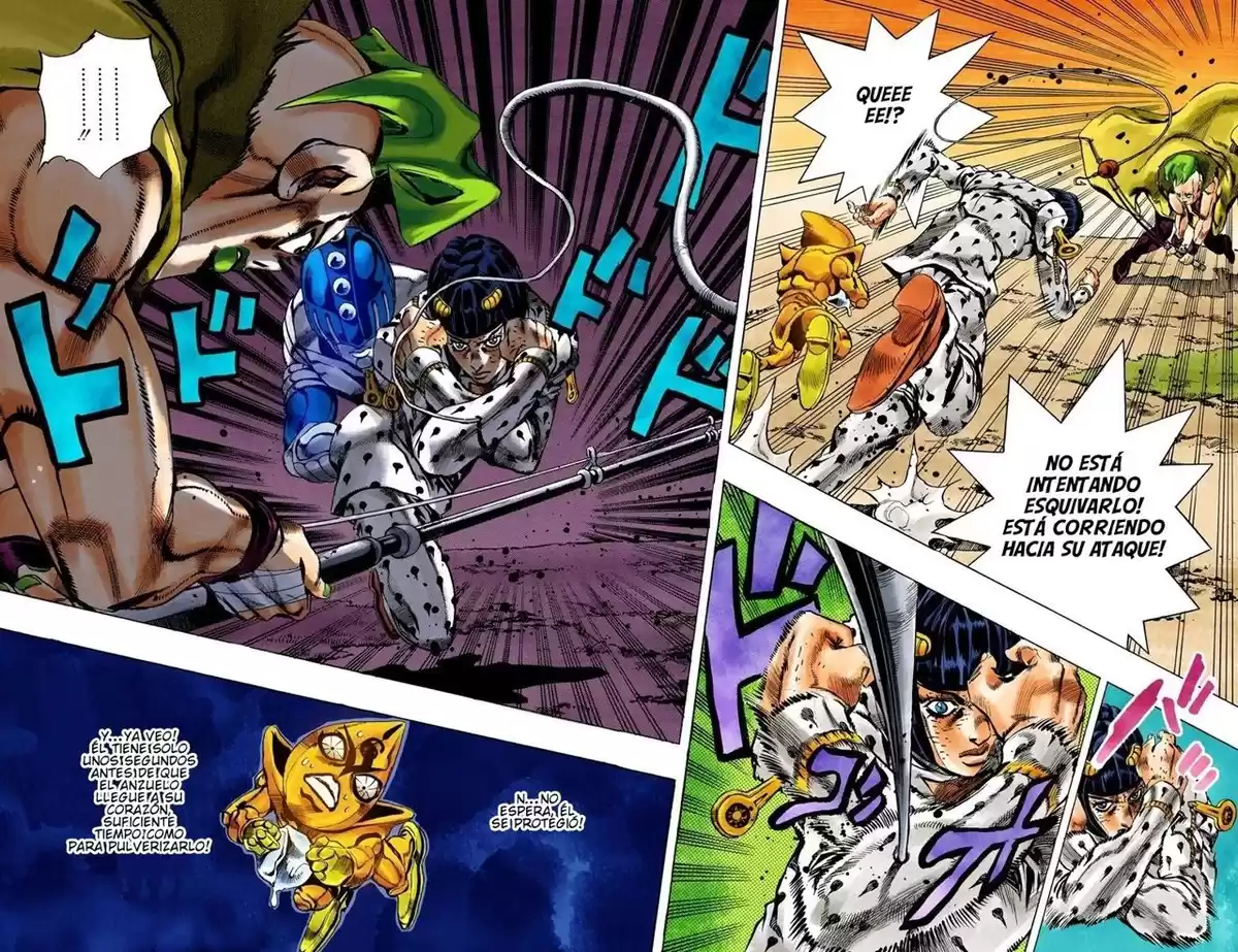 JoJo's Bizarre Adventure Parte 5: Vento Aureo Capitulo 59: The Grateful Dead, Parte 11 página 12