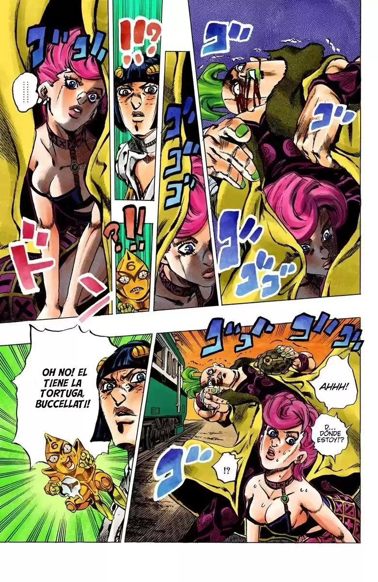 JoJo's Bizarre Adventure Parte 5: Vento Aureo Capitulo 59: The Grateful Dead, Parte 11 página 18