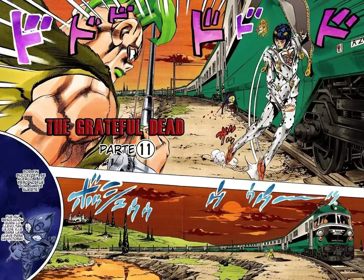 JoJo's Bizarre Adventure Parte 5: Vento Aureo Capitulo 59: The Grateful Dead, Parte 11 página 3