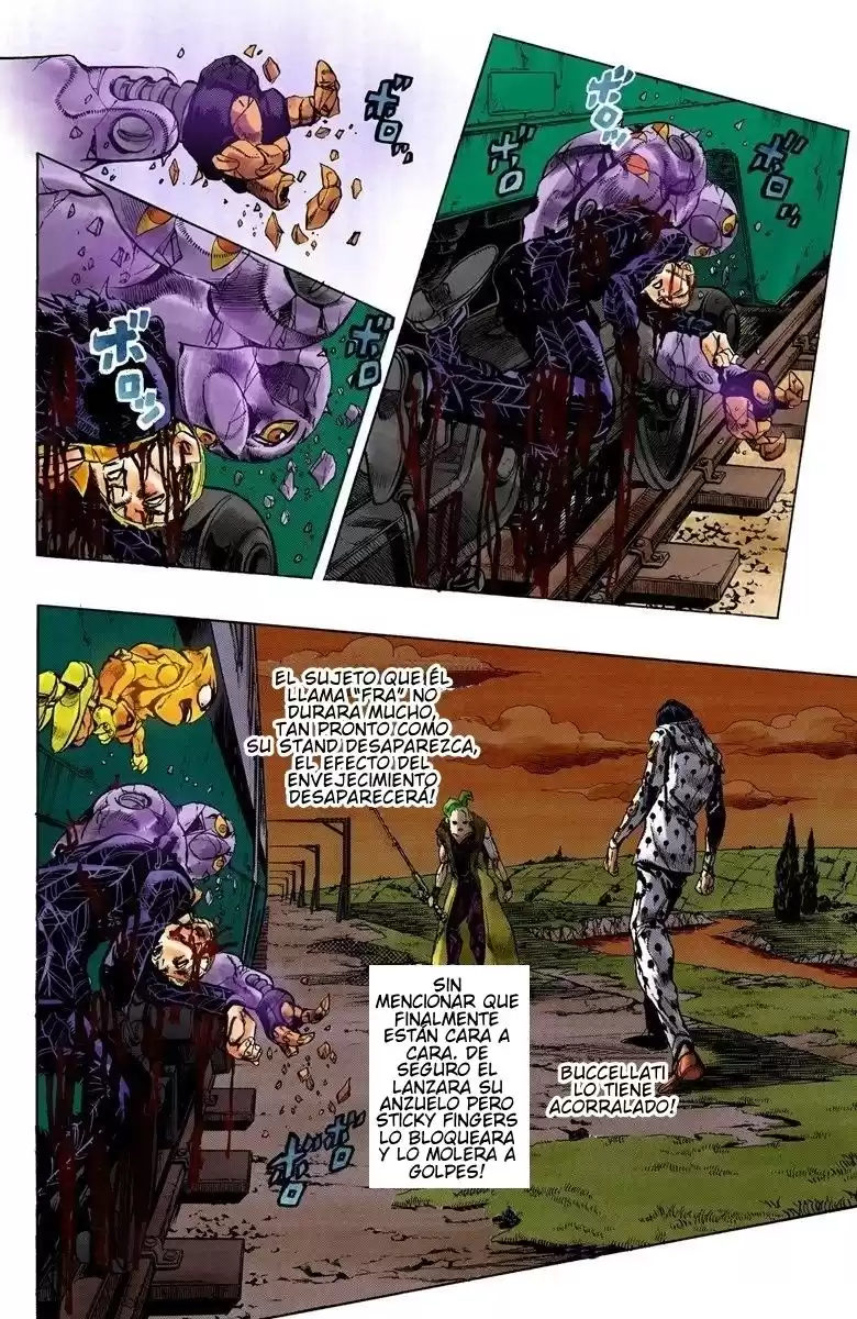 JoJo's Bizarre Adventure Parte 5: Vento Aureo Capitulo 59: The Grateful Dead, Parte 11 página 4