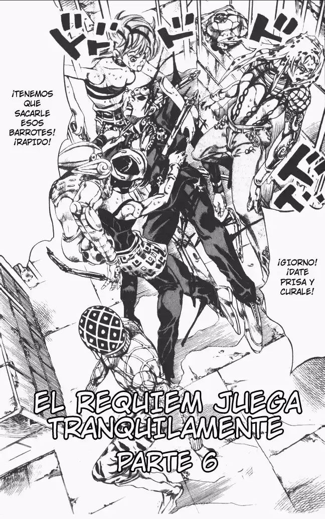 JoJo's Bizarre Adventure Parte 5: Vento Aureo Capitulo 138: El Réquiem Suena en Silencio, Parte 6 página 2