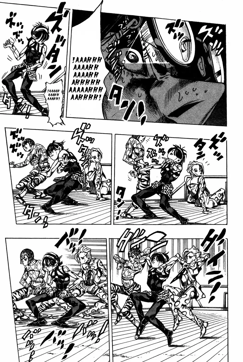 JoJo's Bizarre Adventure Parte 5: Vento Aureo Capitulo 23: Aparece Sex Pistols, Parte 1 página 13