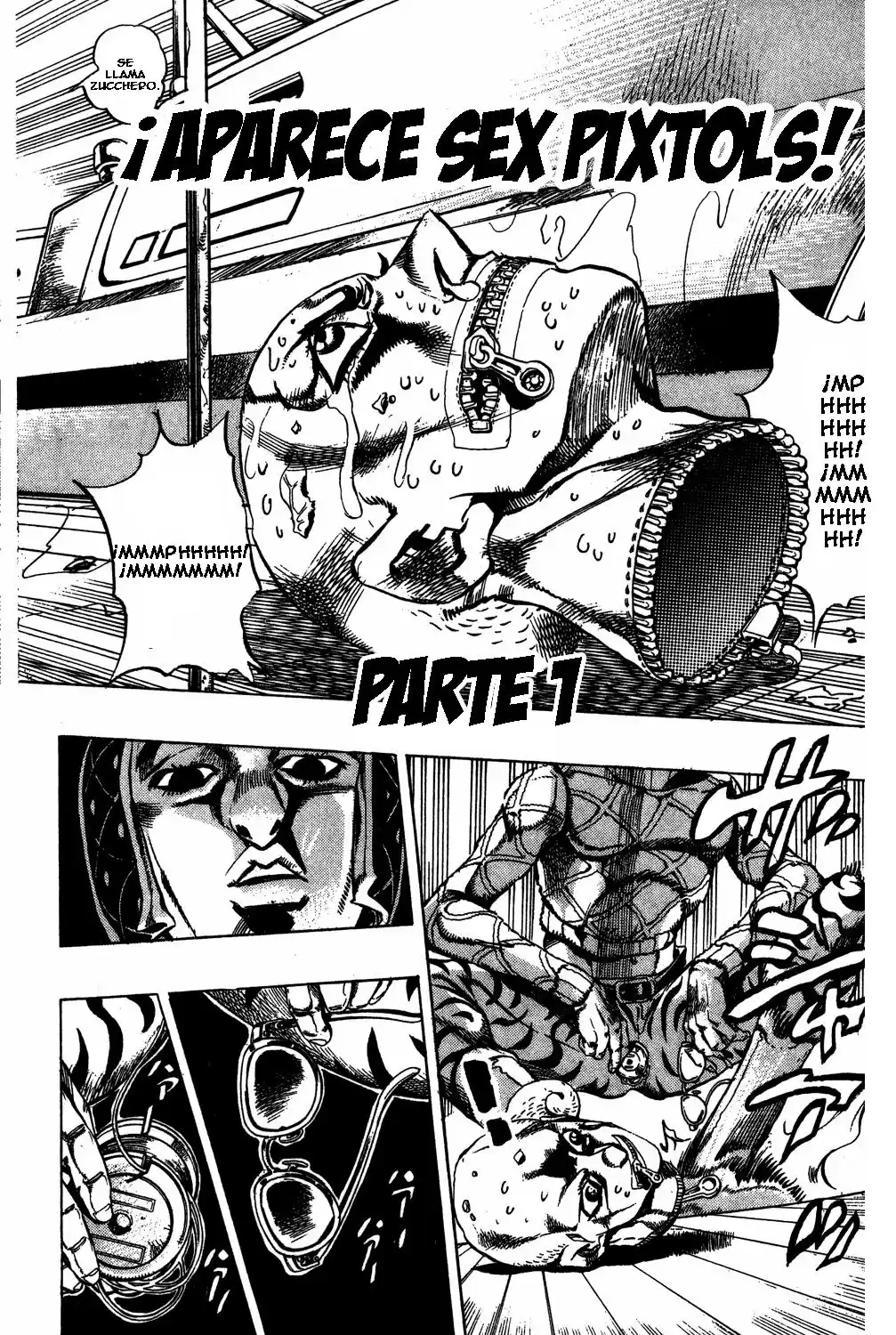 JoJo's Bizarre Adventure Parte 5: Vento Aureo Capitulo 23: Aparece Sex Pistols, Parte 1 página 4