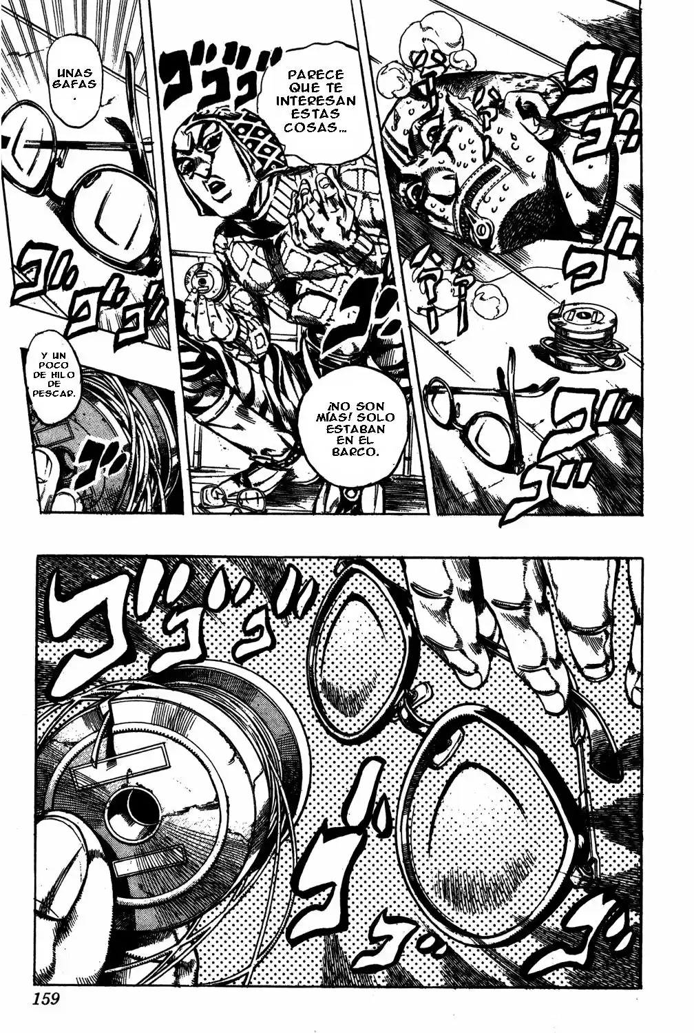 JoJo's Bizarre Adventure Parte 5: Vento Aureo Capitulo 23: Aparece Sex Pistols, Parte 1 página 9