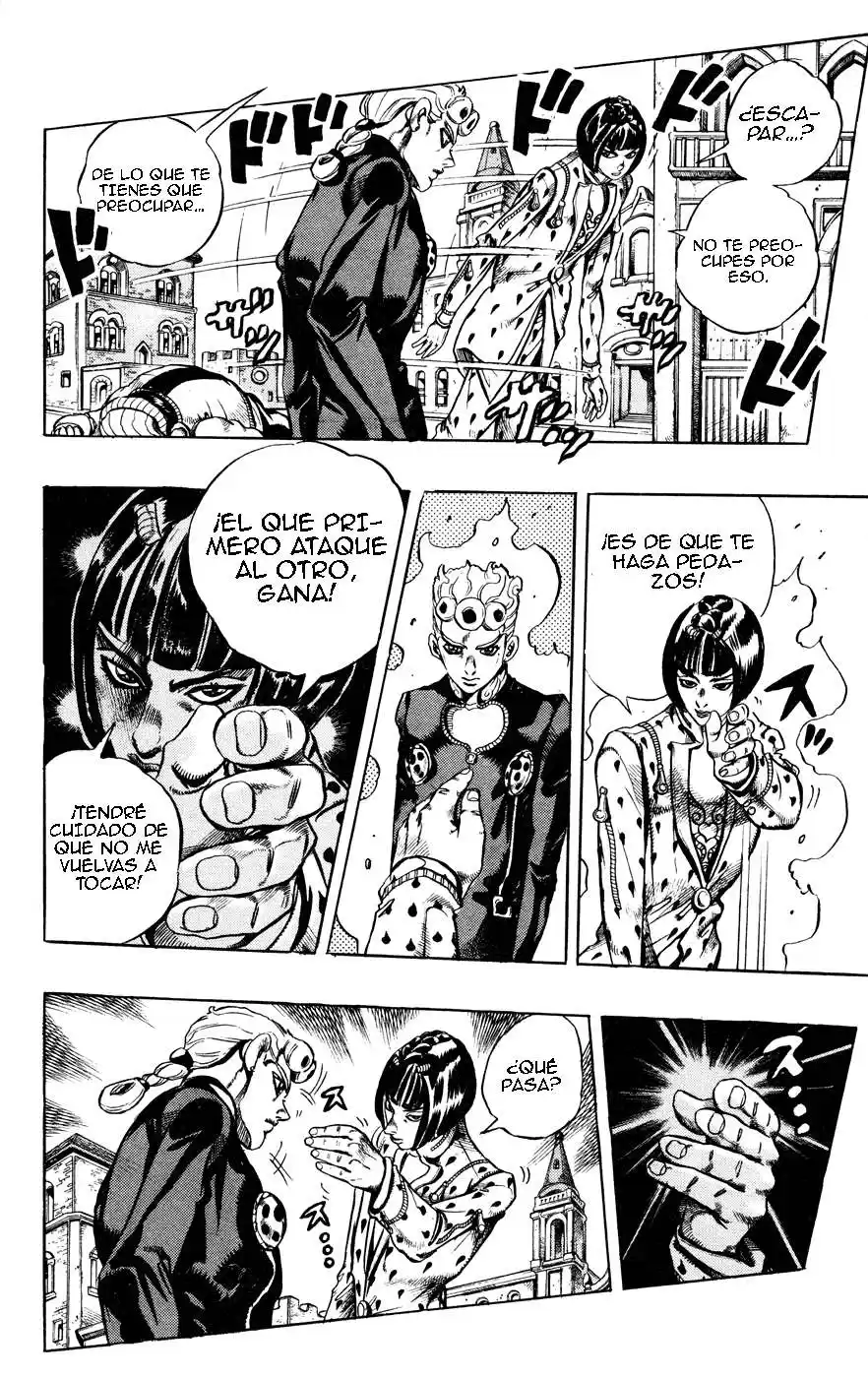 JoJo's Bizarre Adventure Parte 5: Vento Aureo Capitulo 8: La Llegada de Bucciarati, Parte 5 página 3