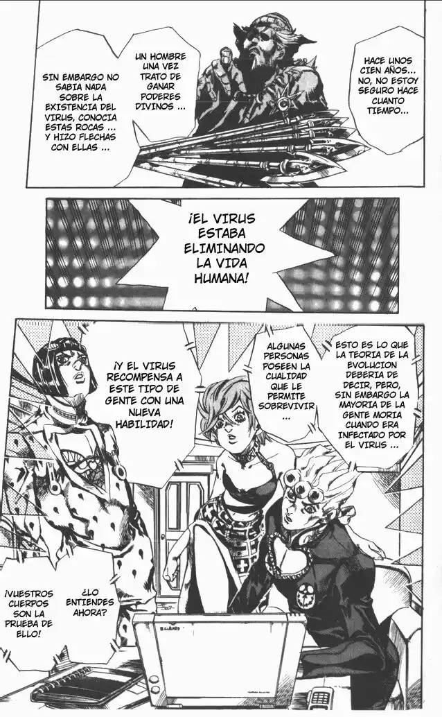 JoJo's Bizarre Adventure Parte 5: Vento Aureo Capitulo 113: ¡Pronto! En la línea, Parte 2 página 10