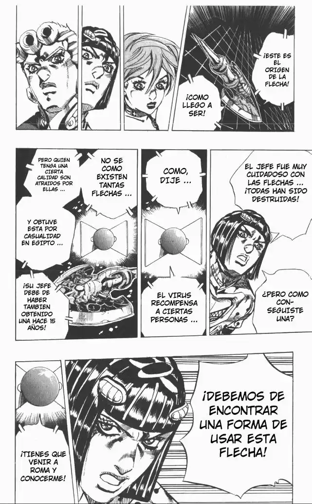 JoJo's Bizarre Adventure Parte 5: Vento Aureo Capitulo 113: ¡Pronto! En la línea, Parte 2 página 11