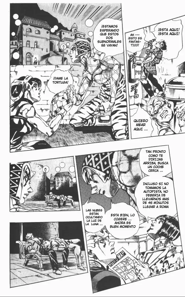 JoJo's Bizarre Adventure Parte 5: Vento Aureo Capitulo 113: ¡Pronto! En la línea, Parte 2 página 15