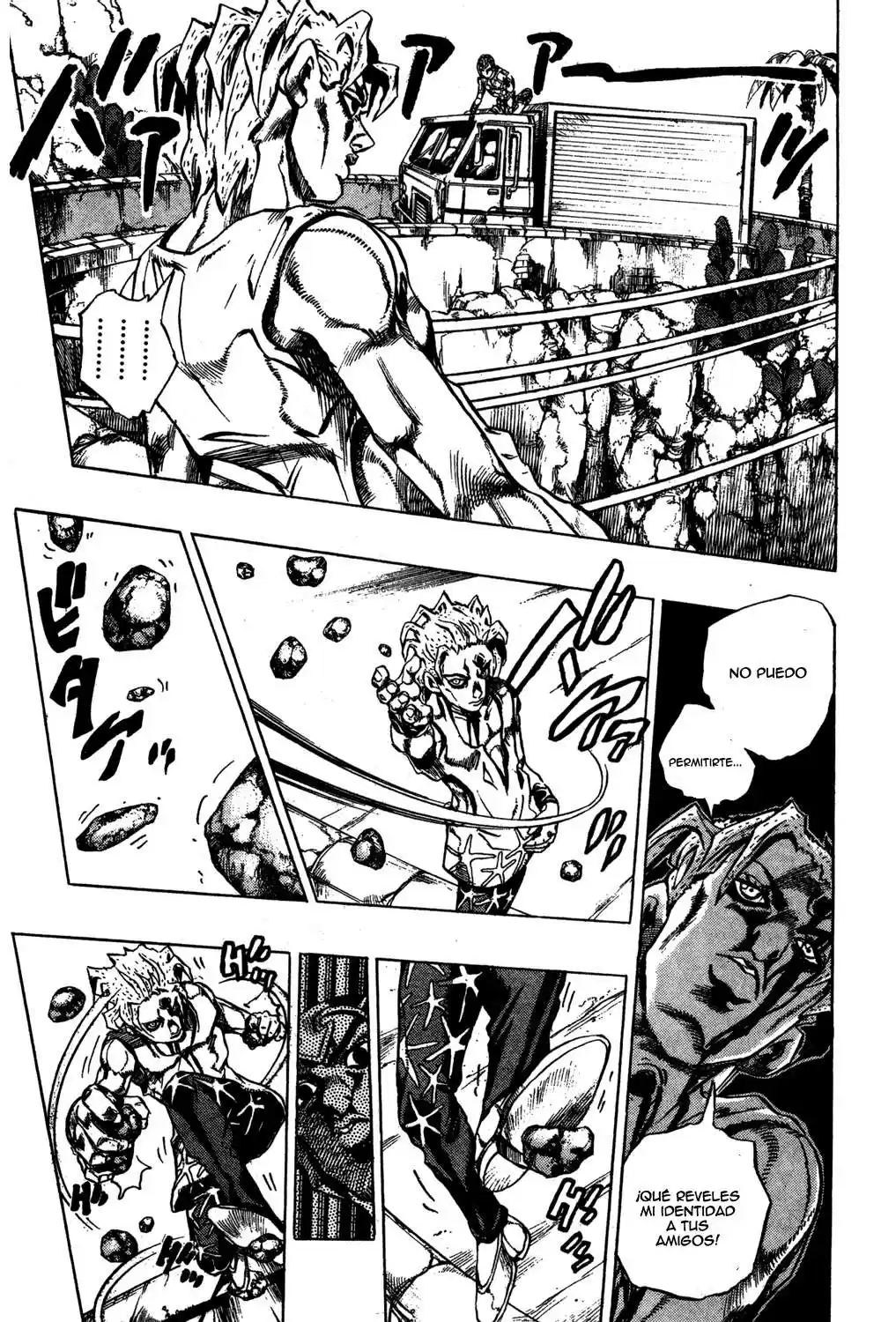 JoJo's Bizarre Adventure Parte 5: Vento Aureo Capitulo 27: Aparece Sex Pistols, Parte 5 página 11