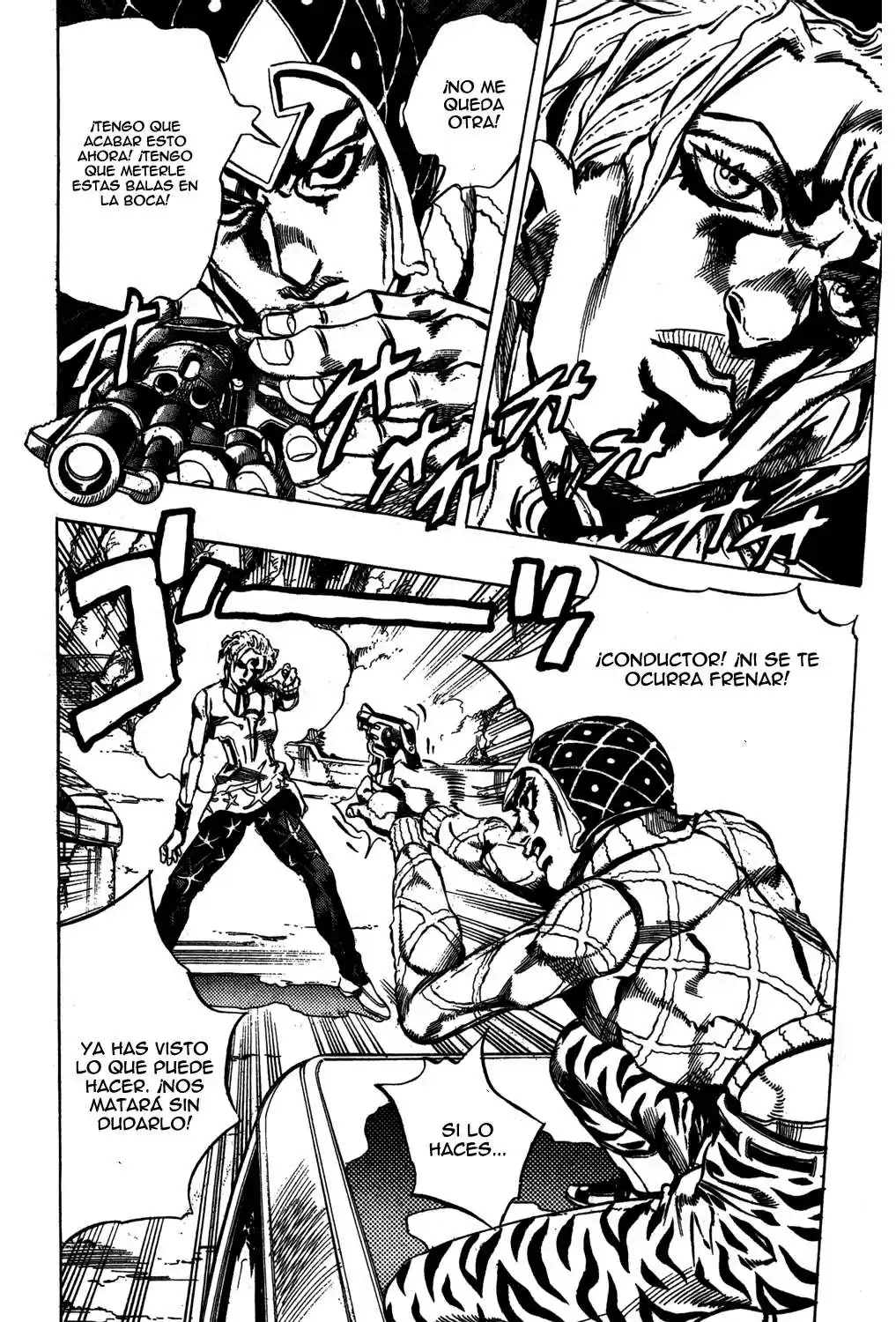 JoJo's Bizarre Adventure Parte 5: Vento Aureo Capitulo 27: Aparece Sex Pistols, Parte 5 página 14