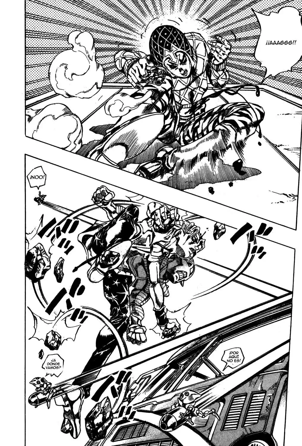 JoJo's Bizarre Adventure Parte 5: Vento Aureo Capitulo 27: Aparece Sex Pistols, Parte 5 página 17