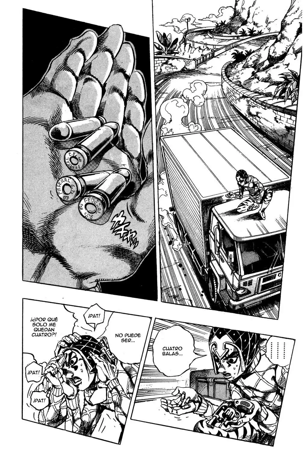 JoJo's Bizarre Adventure Parte 5: Vento Aureo Capitulo 27: Aparece Sex Pistols, Parte 5 página 4