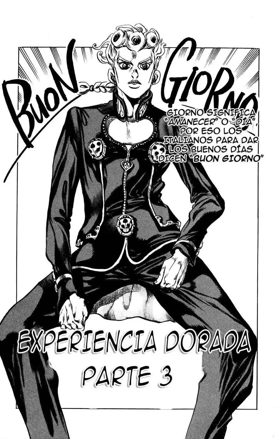 JoJo's Bizarre Adventure Parte 5: Vento Aureo Capitulo 3: Gold Experience, Parte 3 página 2