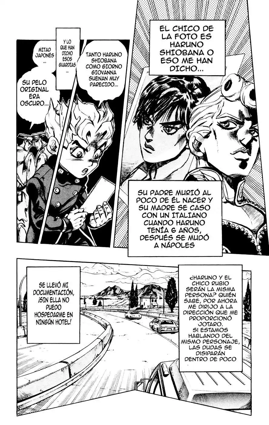 JoJo's Bizarre Adventure Parte 5: Vento Aureo Capitulo 3: Gold Experience, Parte 3 página 3