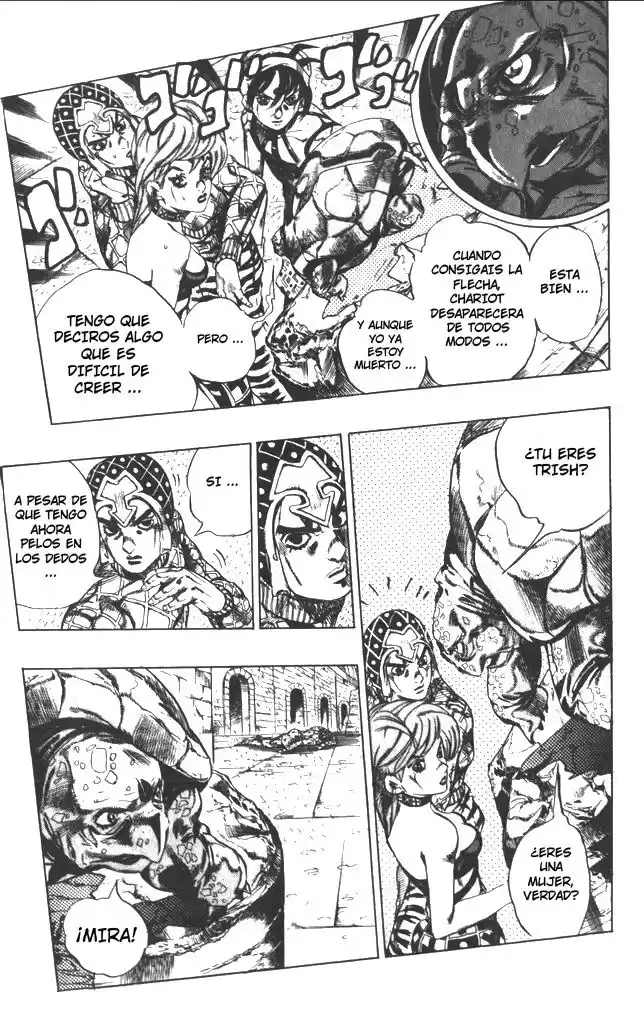 JoJo's Bizarre Adventure Parte 5: Vento Aureo Capitulo 135: El Réquiem Suena en Silencio, Parte 3 página 10