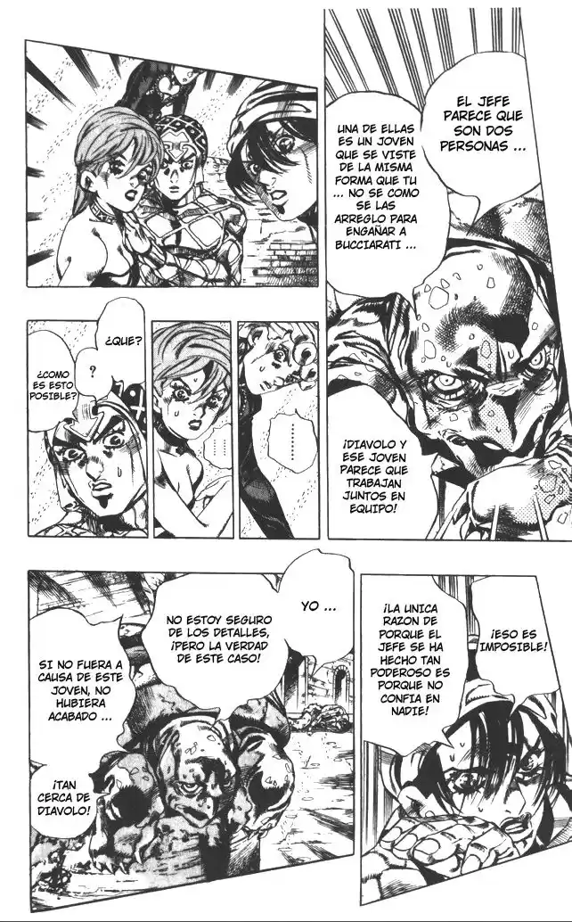 JoJo's Bizarre Adventure Parte 5: Vento Aureo Capitulo 135: El Réquiem Suena en Silencio, Parte 3 página 11