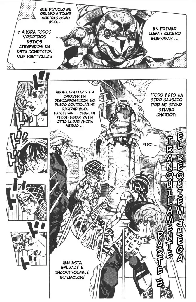 JoJo's Bizarre Adventure Parte 5: Vento Aureo Capitulo 135: El Réquiem Suena en Silencio, Parte 3 página 2