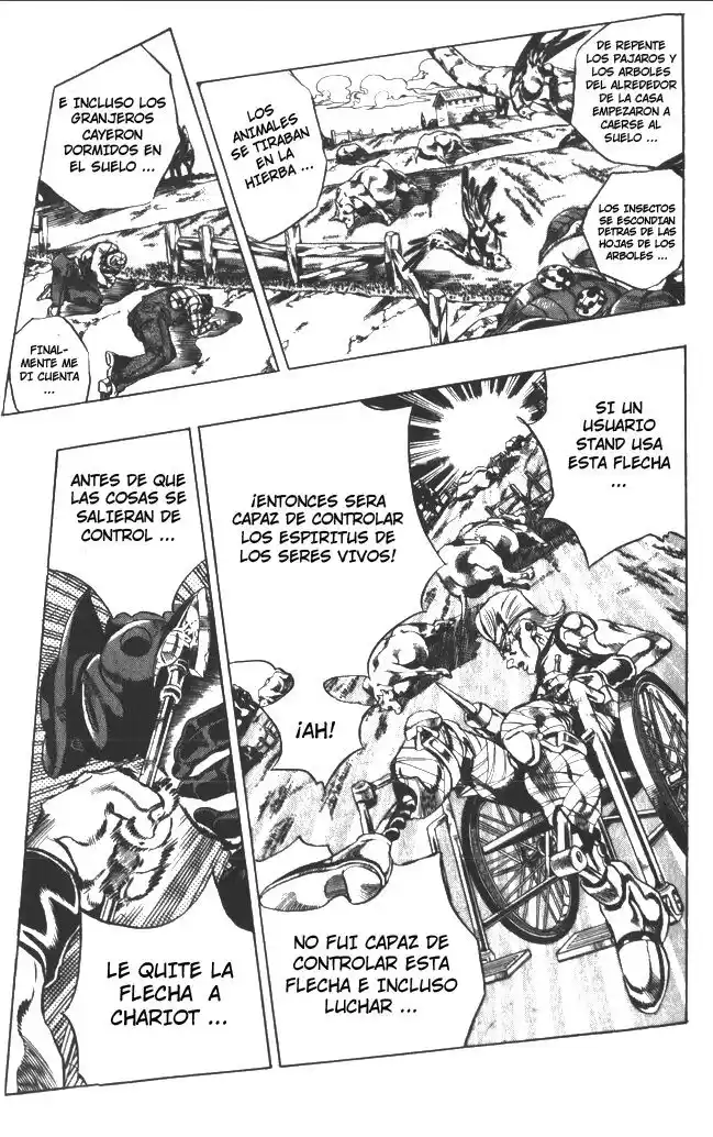 JoJo's Bizarre Adventure Parte 5: Vento Aureo Capitulo 135: El Réquiem Suena en Silencio, Parte 3 página 8