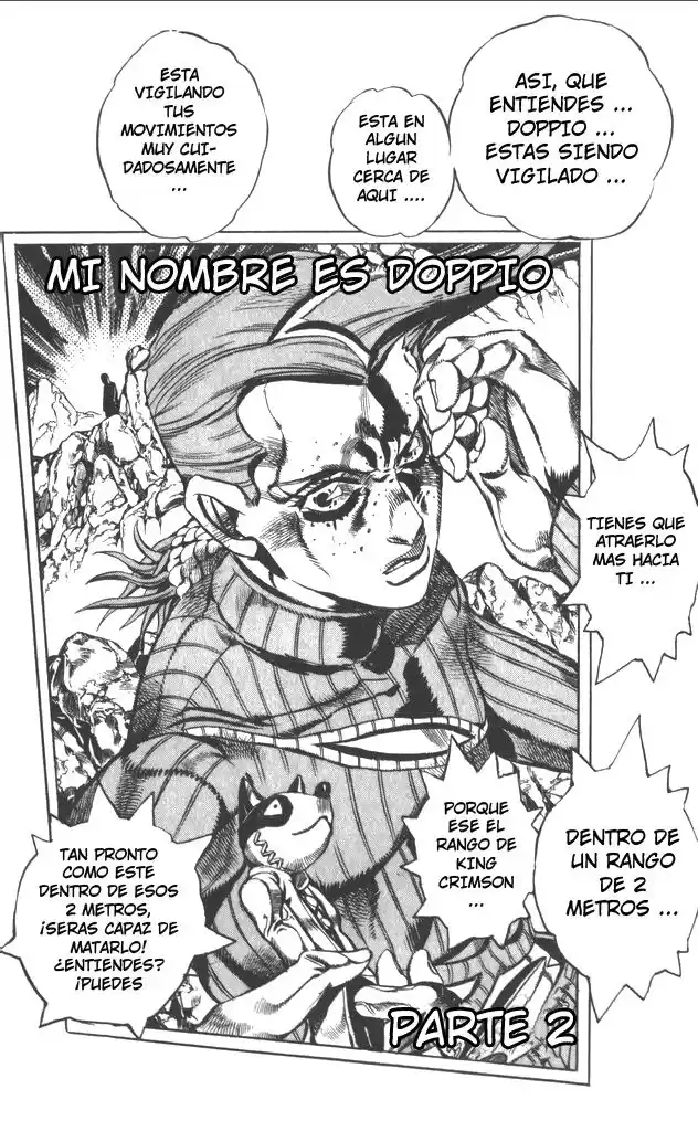 JoJo's Bizarre Adventure Parte 5: Vento Aureo Capitulo 104: Mi Nombre es Doppio, Parte 2 página 2