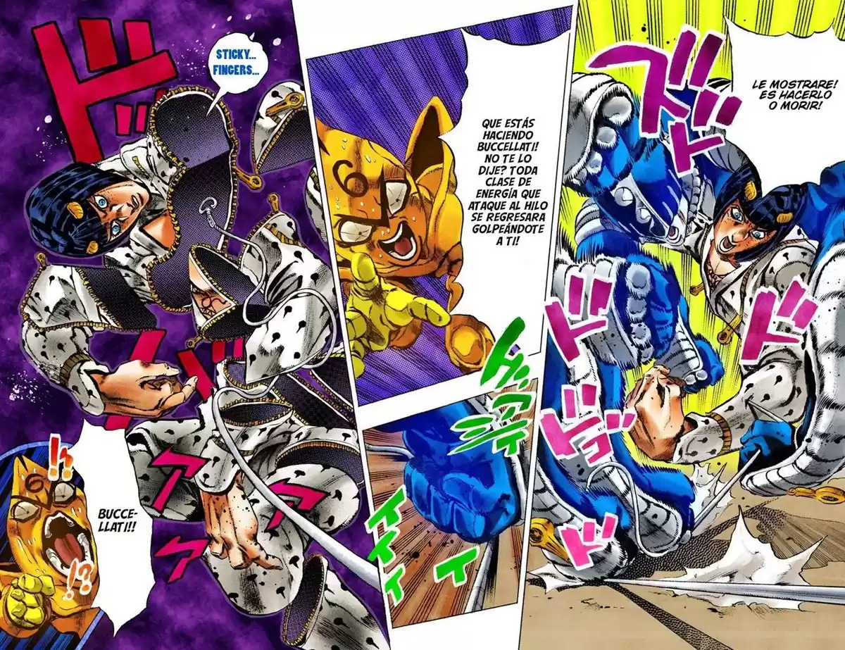 JoJo's Bizarre Adventure Parte 5: Vento Aureo Capitulo 57: The Grateful Dead, Parte 9 página 18