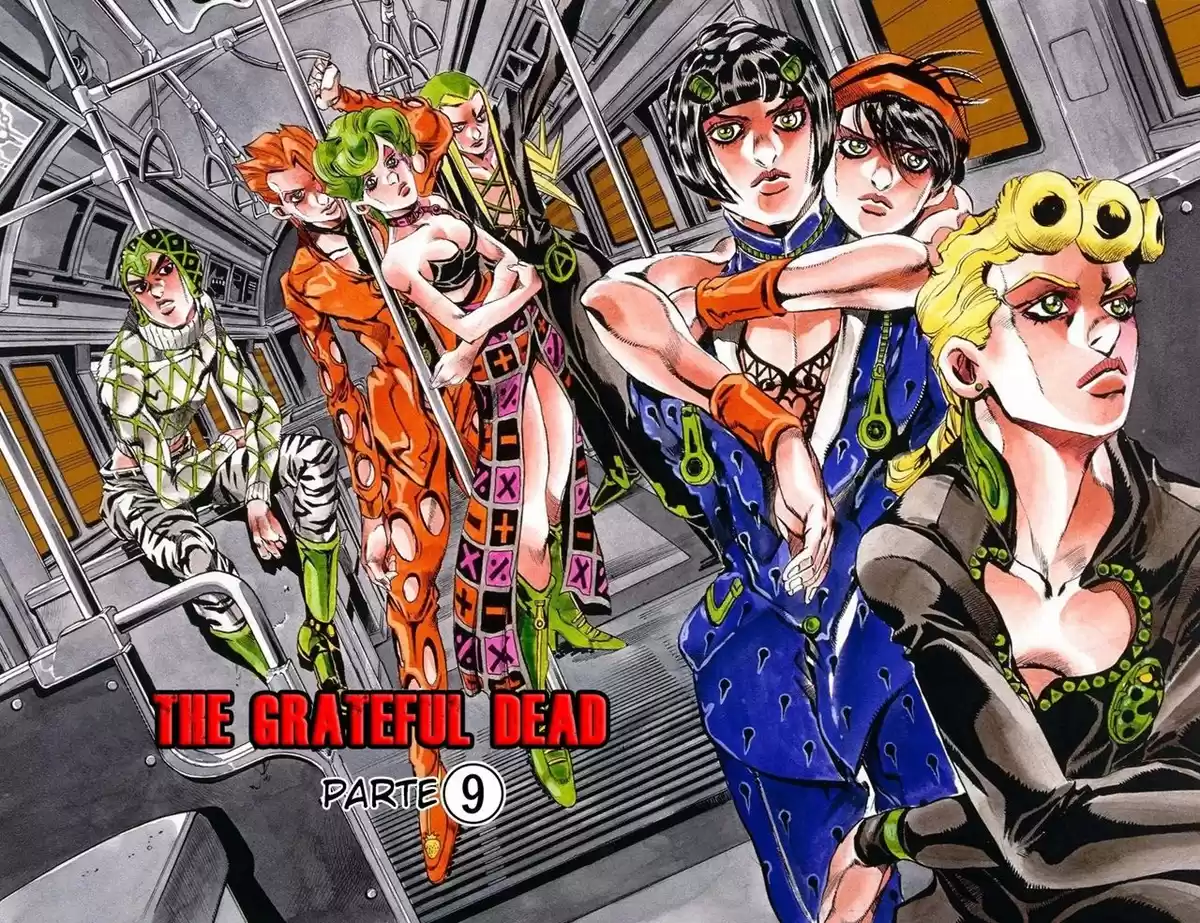 JoJo's Bizarre Adventure Parte 5: Vento Aureo Capitulo 57: The Grateful Dead, Parte 9 página 3