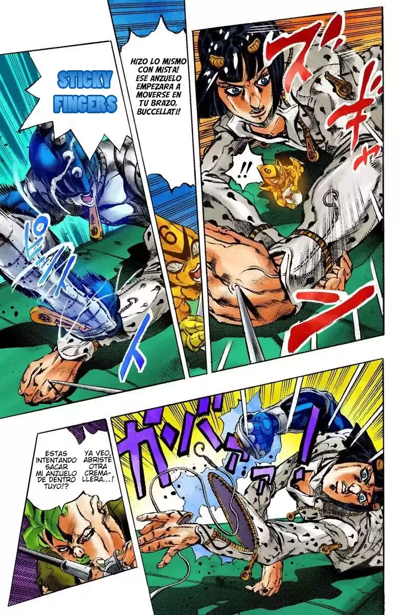 JoJo's Bizarre Adventure Parte 5: Vento Aureo Capitulo 57: The Grateful Dead, Parte 9 página 5