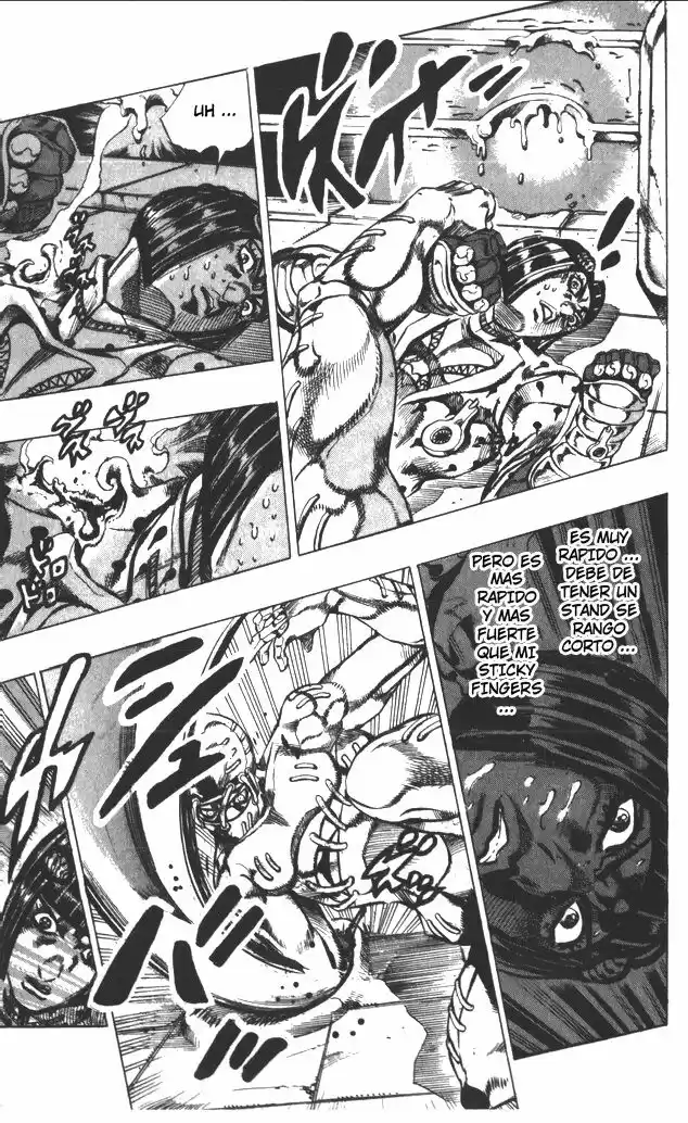 JoJo's Bizarre Adventure Parte 5: Vento Aureo Capitulo 120: "Green Day" y "Oasis", Parte 6 página 10