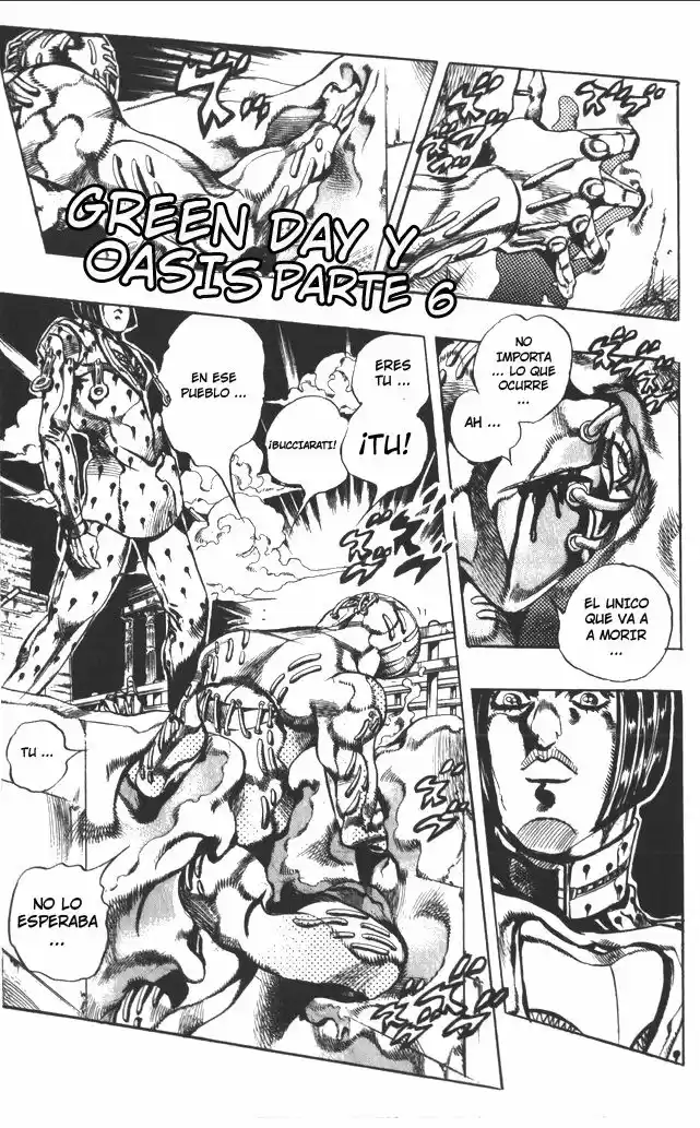 JoJo's Bizarre Adventure Parte 5: Vento Aureo Capitulo 120: "Green Day" y "Oasis", Parte 6 página 2