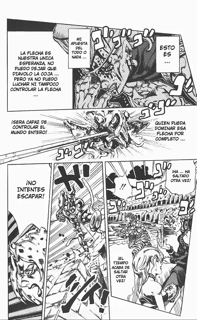 JoJo's Bizarre Adventure Parte 5: Vento Aureo Capitulo 132: Lo que Hay Más Allá de la Flecha página 5