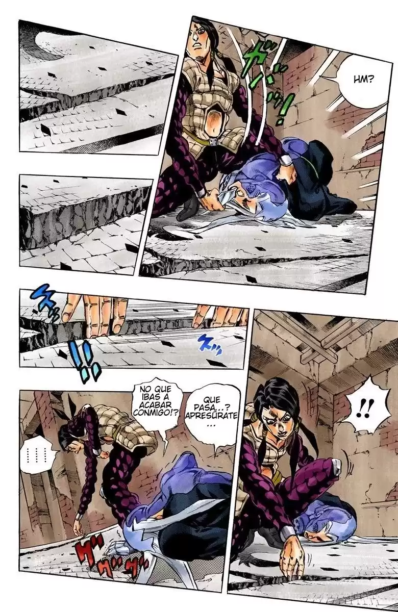 JoJo's Bizarre Adventure Parte 5: Vento Aureo Capitulo 44: Man in the Mirror y Purple Haze, Parte 5 página 5