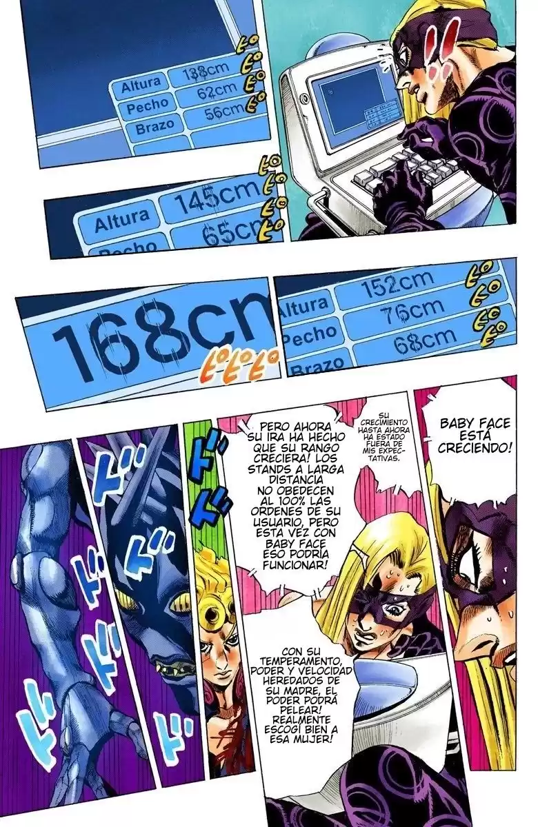 JoJo's Bizarre Adventure Parte 5: Vento Aureo Capitulo 67: Baby Face, Parte 7 página 11