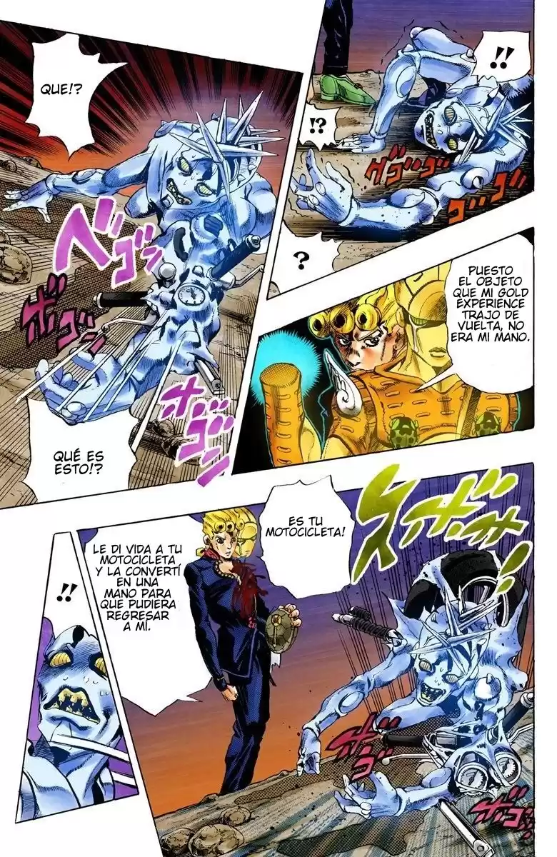 JoJo's Bizarre Adventure Parte 5: Vento Aureo Capitulo 67: Baby Face, Parte 7 página 17