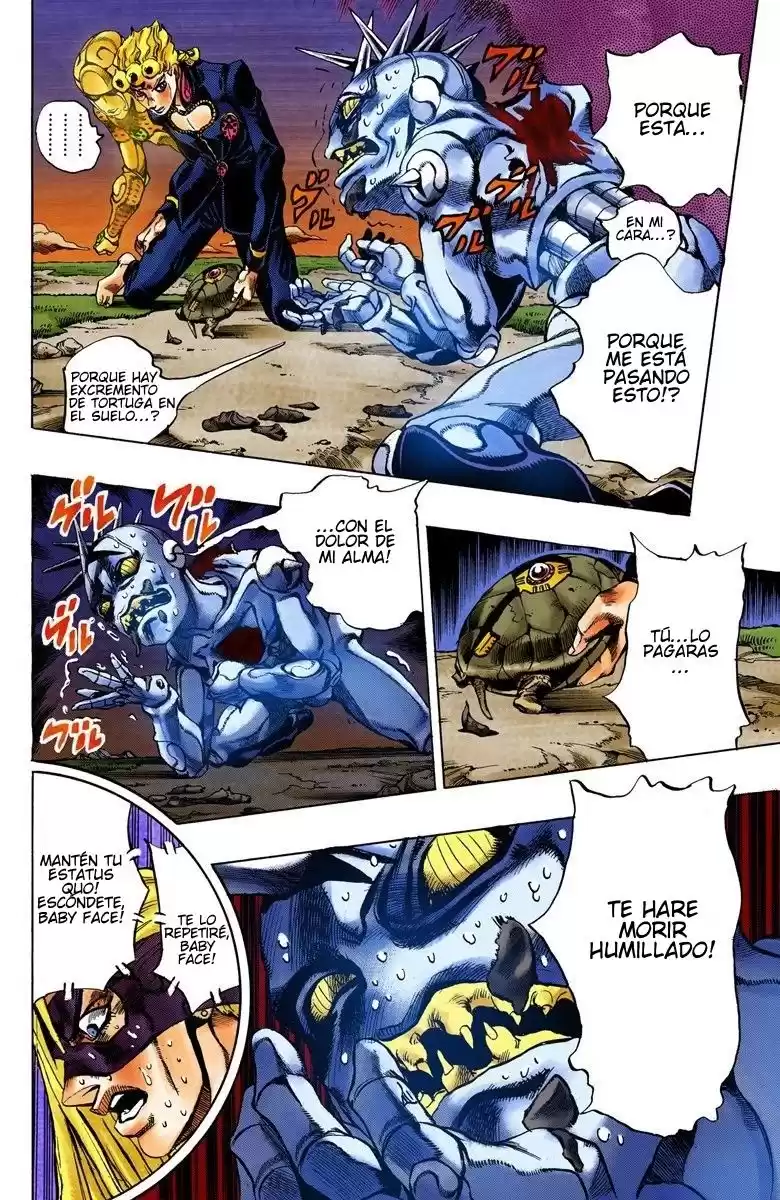 JoJo's Bizarre Adventure Parte 5: Vento Aureo Capitulo 67: Baby Face, Parte 7 página 6