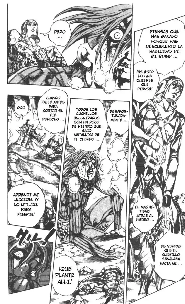 JoJo's Bizarre Adventure Parte 5: Vento Aureo Capitulo 108: King Crimson vs. Metallica, Parte 4 página 11