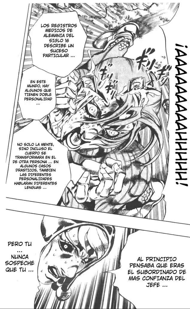 JoJo's Bizarre Adventure Parte 5: Vento Aureo Capitulo 108: King Crimson vs. Metallica, Parte 4 página 13