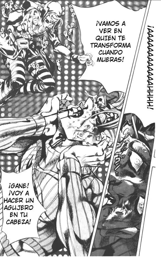 JoJo's Bizarre Adventure Parte 5: Vento Aureo Capitulo 108: King Crimson vs. Metallica, Parte 4 página 14