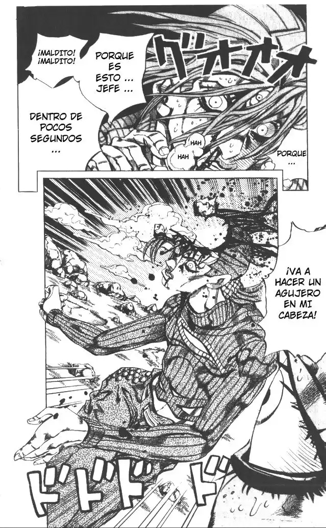 JoJo's Bizarre Adventure Parte 5: Vento Aureo Capitulo 108: King Crimson vs. Metallica, Parte 4 página 3