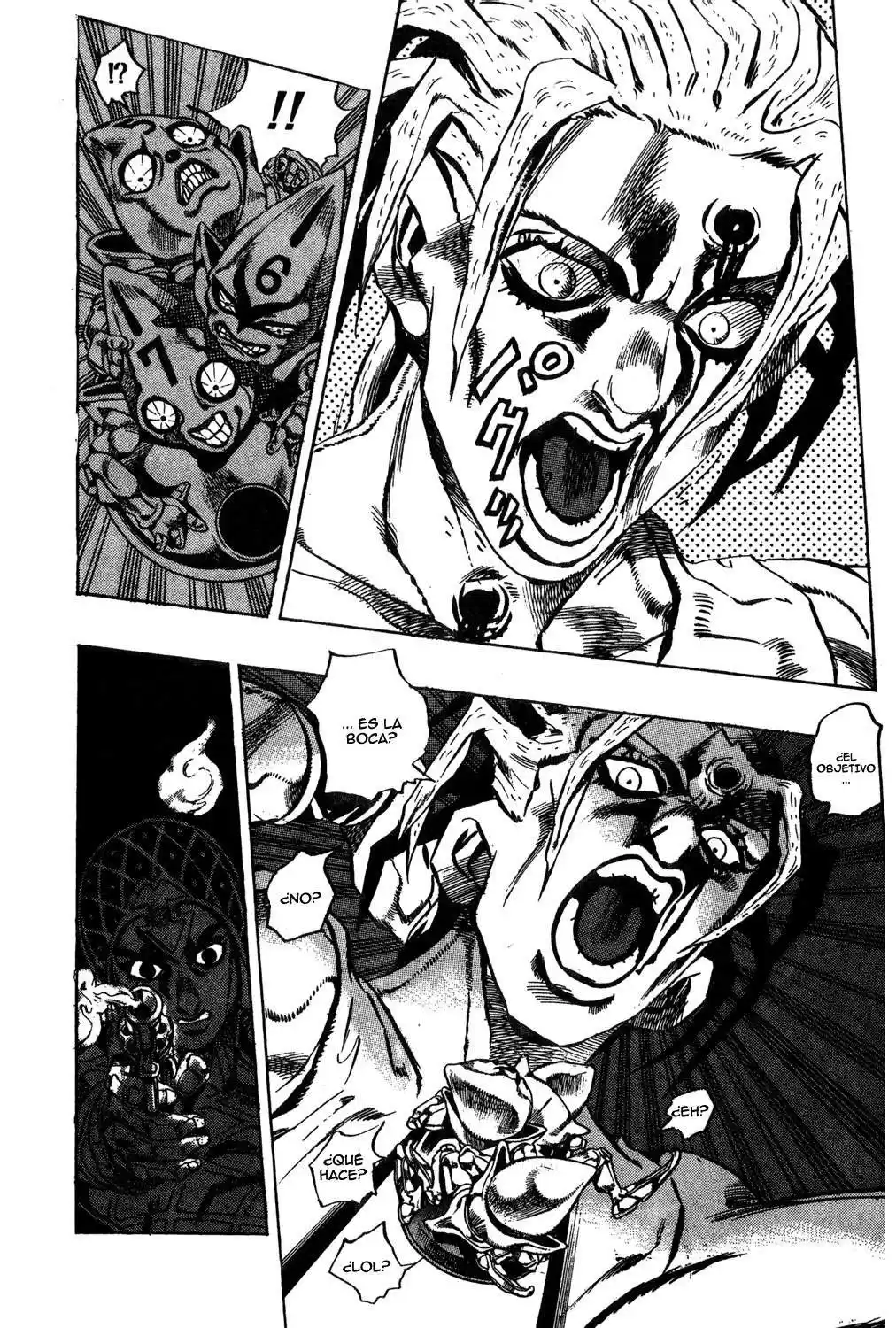 JoJo's Bizarre Adventure Parte 5: Vento Aureo Capitulo 28: Aparece Sex Pistols, Parte 6 página 10