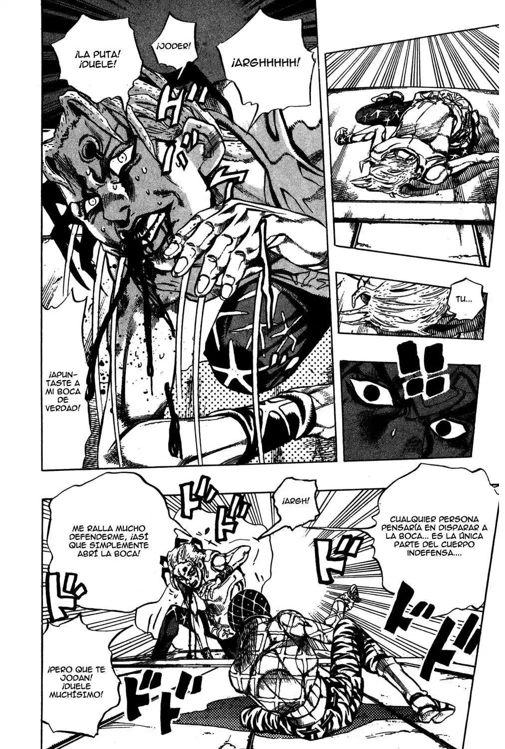 JoJo's Bizarre Adventure Parte 5: Vento Aureo Capitulo 28: Aparece Sex Pistols, Parte 6 página 12