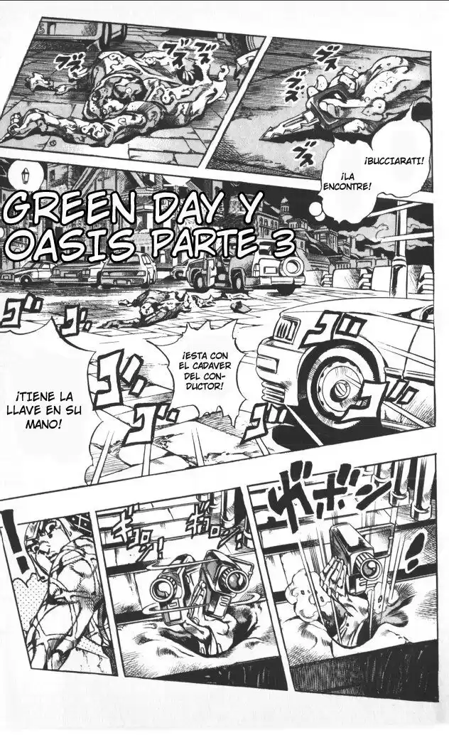 JoJo's Bizarre Adventure Parte 5: Vento Aureo Capitulo 117: "Green Day" y "Oasis", Parte 3 página 2